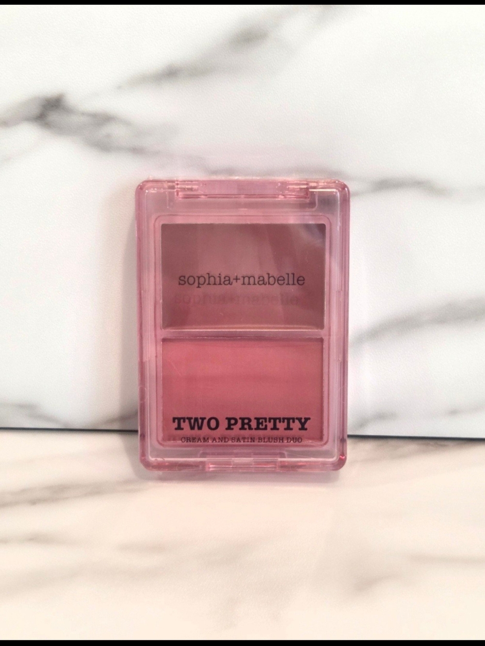 SOPHIA + MABELLE Two Pretty Cream & Satin Blush Duo In Tanned + Tipsy - NEW